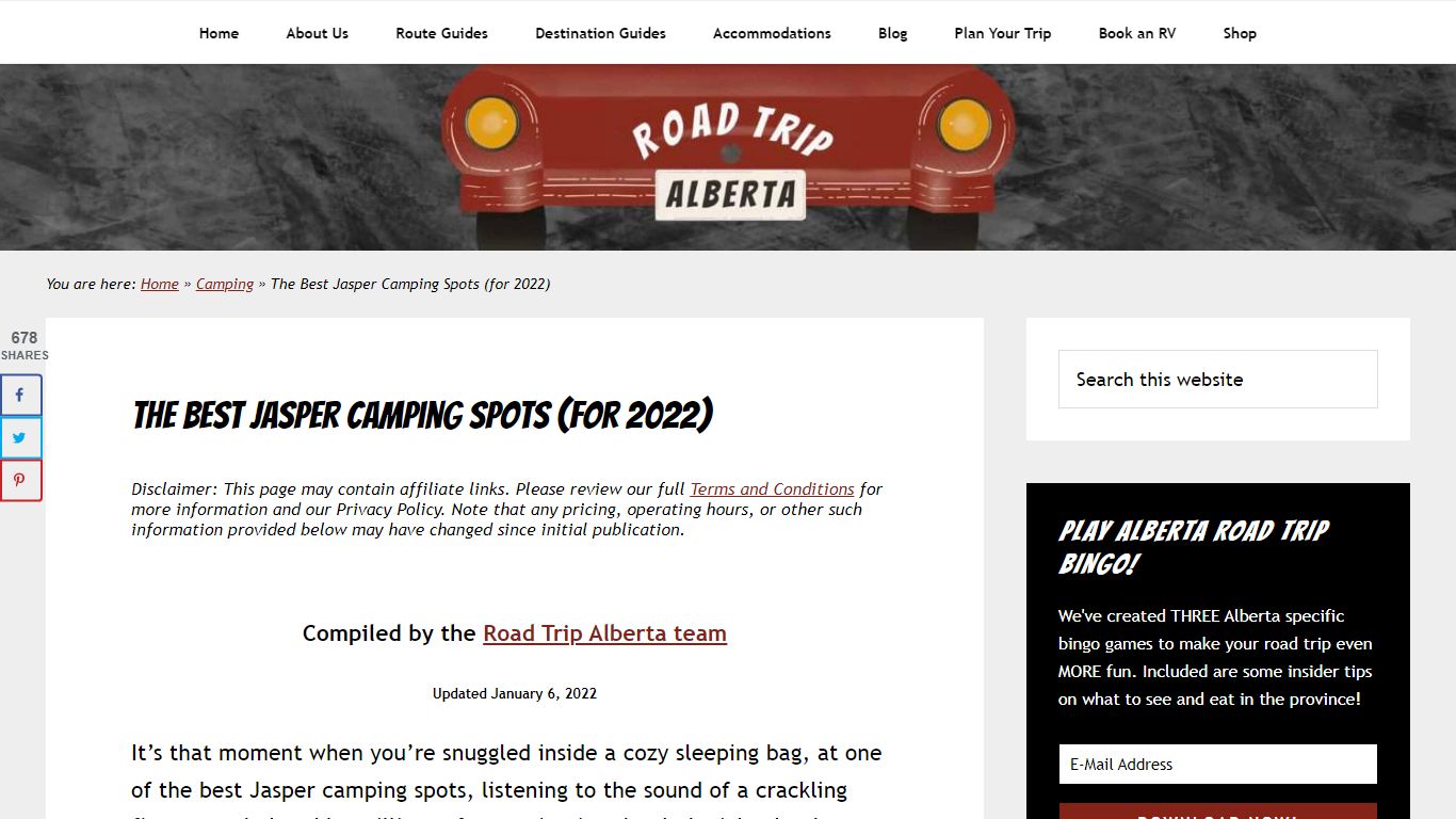 The Best Jasper Camping Spots (for 2022) - Road Trip Alberta